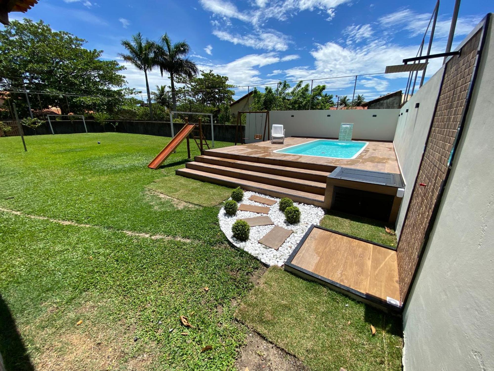 Casa Bem Espacosa Com Piscina, Campo De Futebol E Area Gourmet A Um Quarteirao Da Lagoa De Praia Seca Araruama Eksteriør bilde